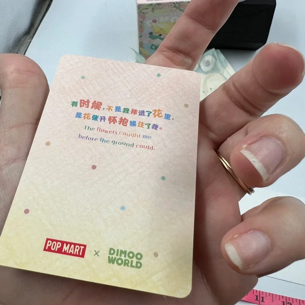 POP MART DIMOO Moments in Bloom Falling into Flowers Figure Confirmed Blind Box